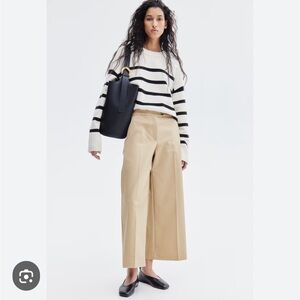 H&M Tan Wide-Leg Pants
